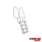 Extreme Max Extreme Max 3005.3913 Deluxe Flip-Up Dock Ladder with Welded Step Assembly - 4-Step 3005.3913 - alternate 2